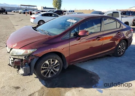 2013 Honda Civic Ex z USA, uszkodzony, nr VIN 19XFB2F86DE091754